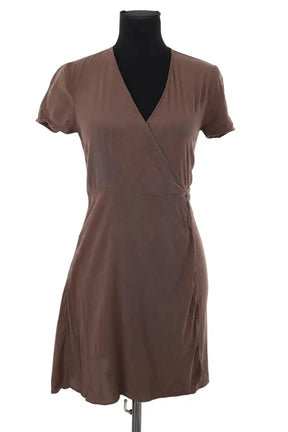 Robe Rouje Marron en Coton, taille S - Seconde Main