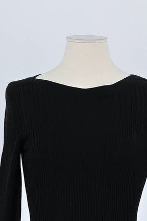 Robe Rouje Noir en Laine