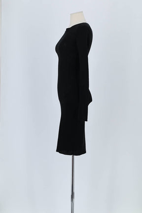 Robe Rouje Noir en Laine