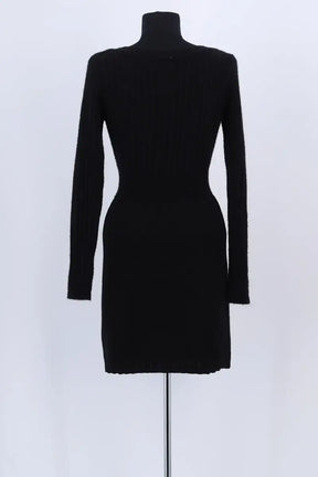 Robe Rouje Noir en Laine
