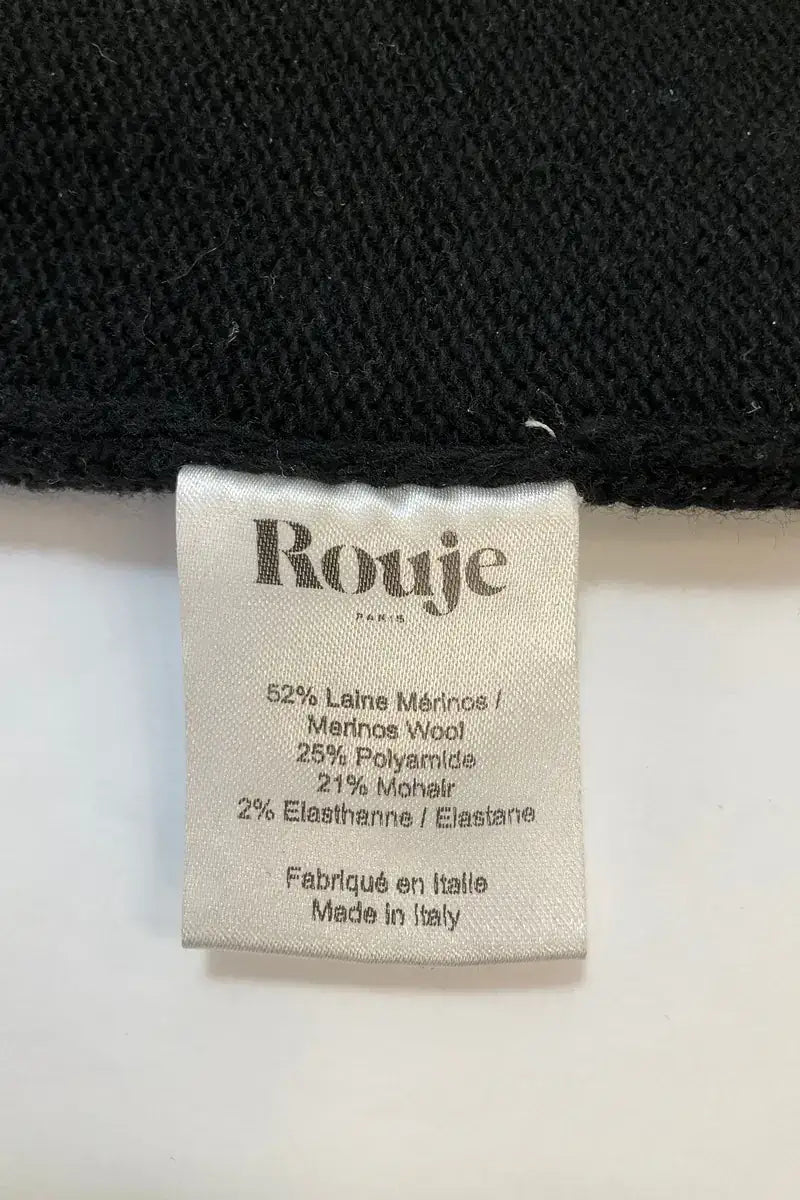 Robe Rouje Noir en Laine