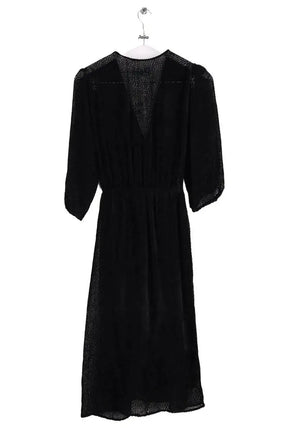 Robe Rouje Noir en Viscose