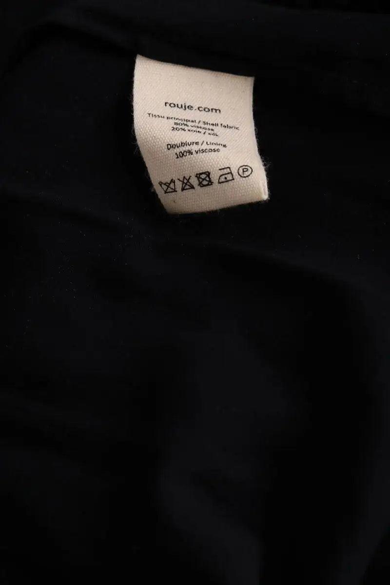 Robe Rouje Noir en Viscose
