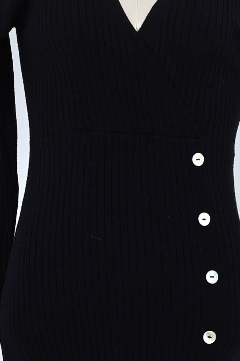Robe Rouje Noir en Viscose