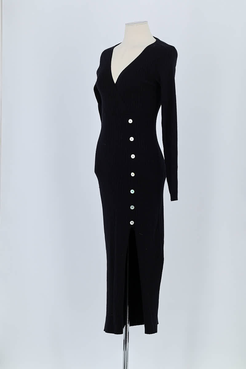 Robe Rouje Noir en Viscose
