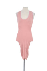 Robe Rouje Rose en Polyester, taille XS - Seconde Main