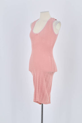Robe Rouje Rose en Polyester