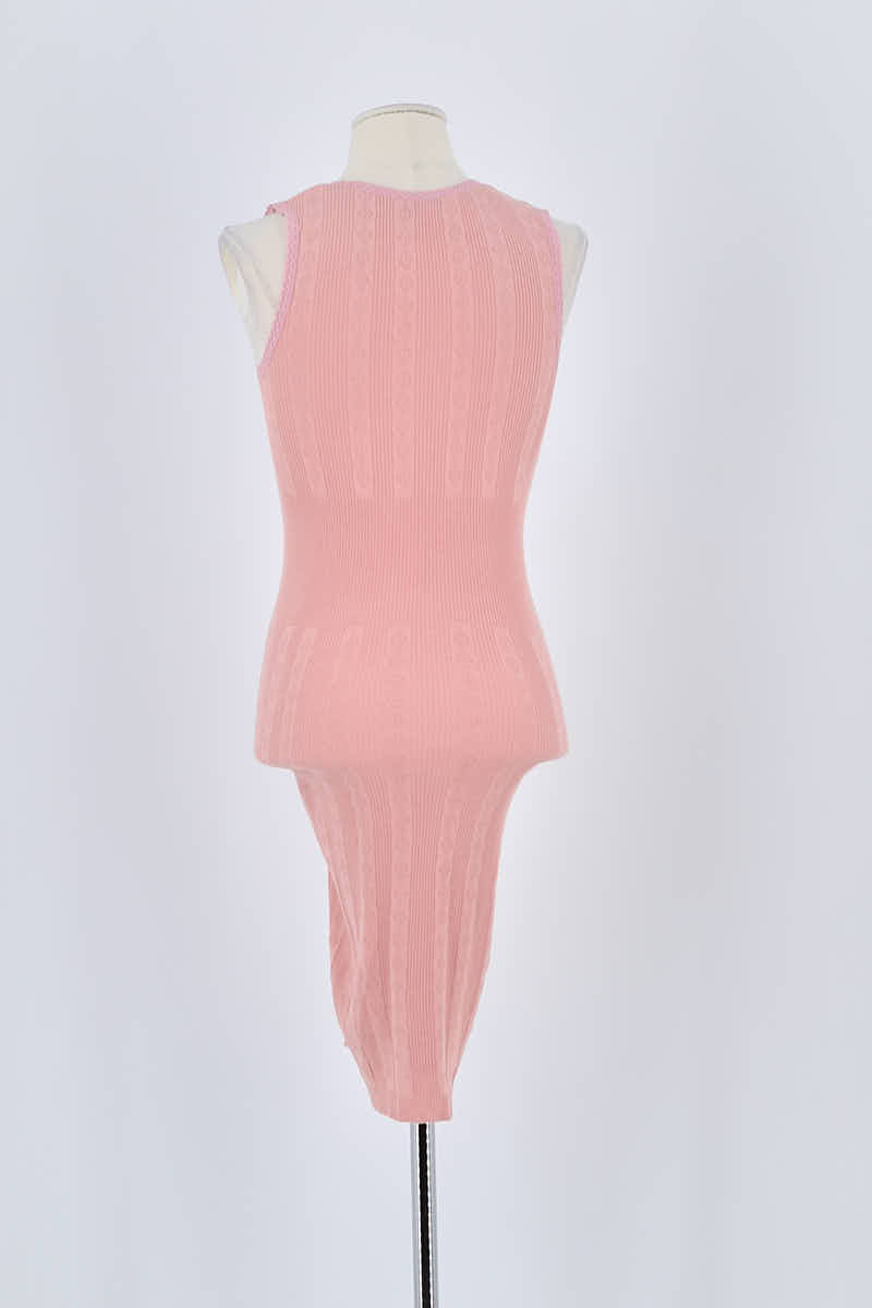 Robe Rouje Rose en Polyester