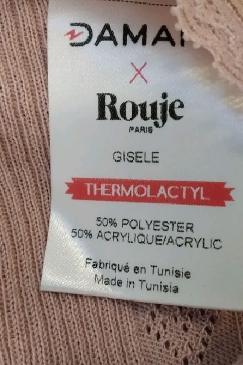 Robe Rouje Rose en Polyester
