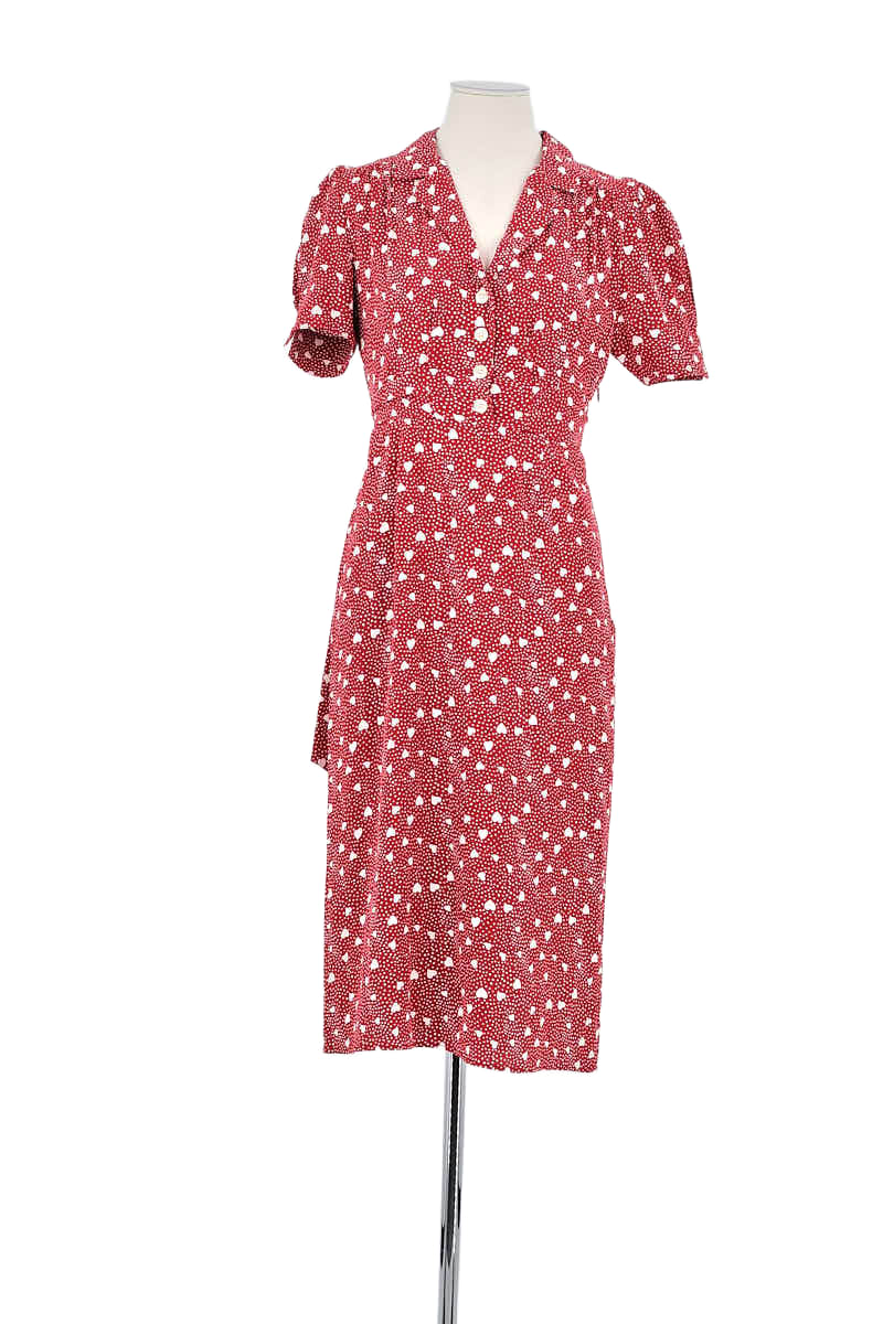 Robe Rouje Rouge en Viscose, taille S - Seconde Main