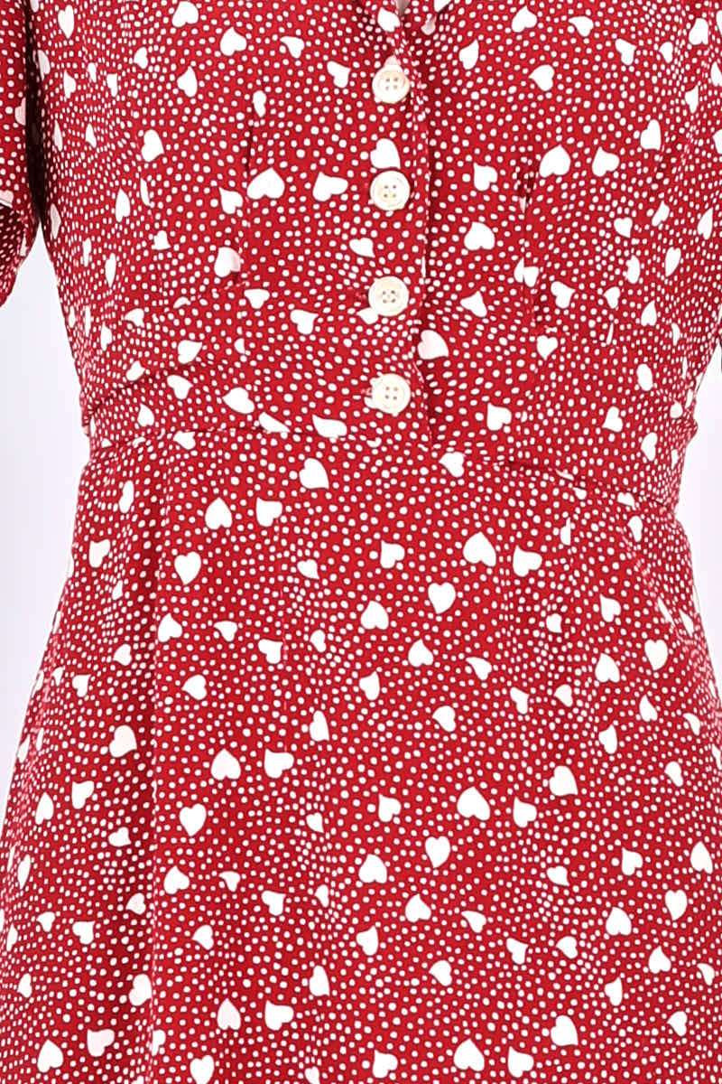 Robe Rouje Rouge en Viscose