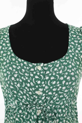 Robe Rouje Vert en Viscose
