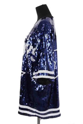 Robe Ruta Marine en Paillettes