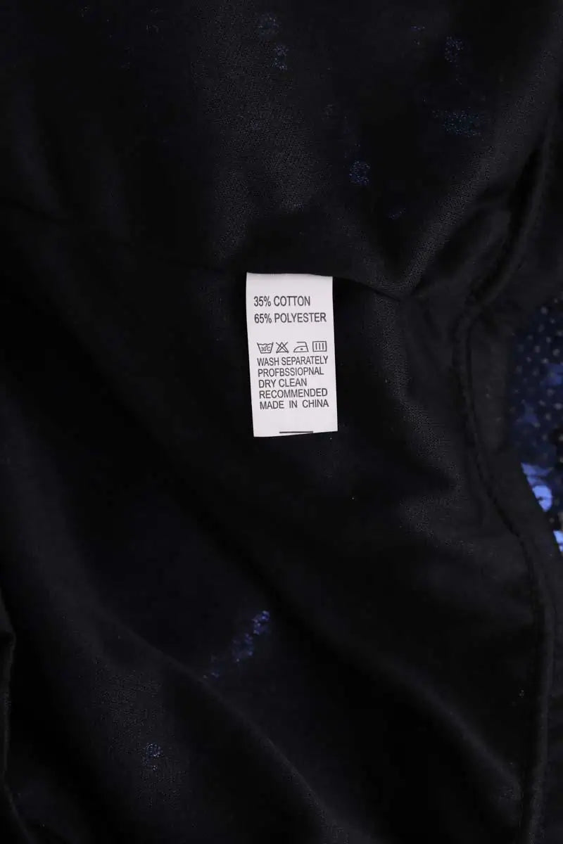 Robe Ruta Marine en Paillettes