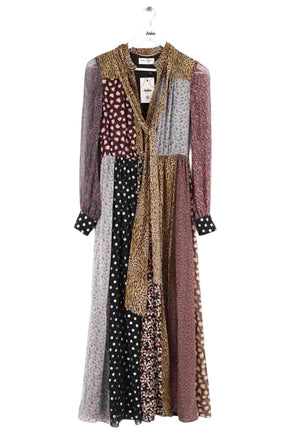 Robe Saint Laurent Multicolore en Soie, taille XS - Seconde Main