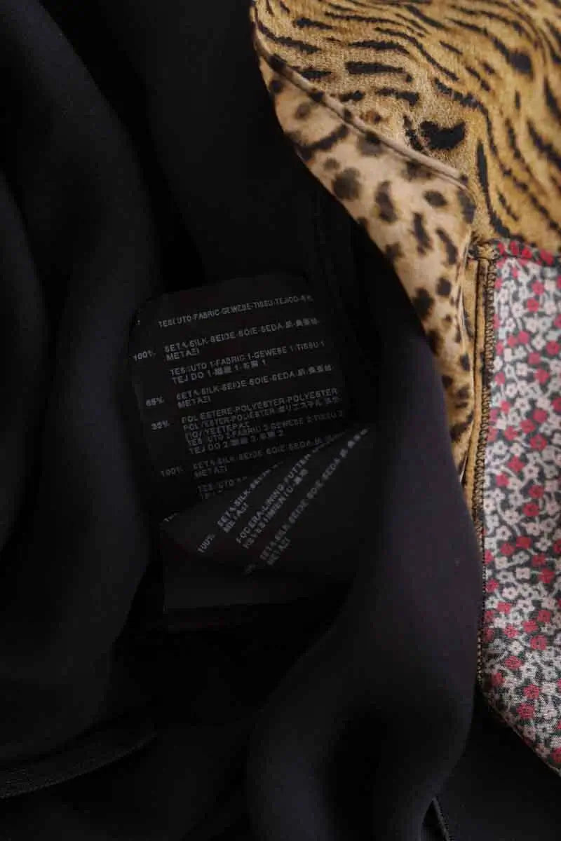 Robe Saint Laurent Multicolore en Soie