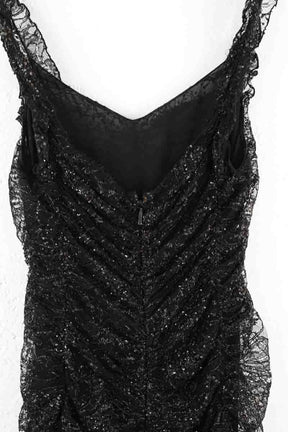 Robe Saint Laurent Noir en Polyester
