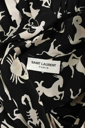 Robe Saint Laurent Noir en Soie