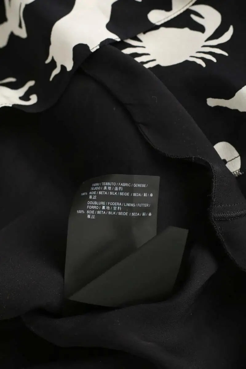 Robe Saint Laurent Noir en Soie