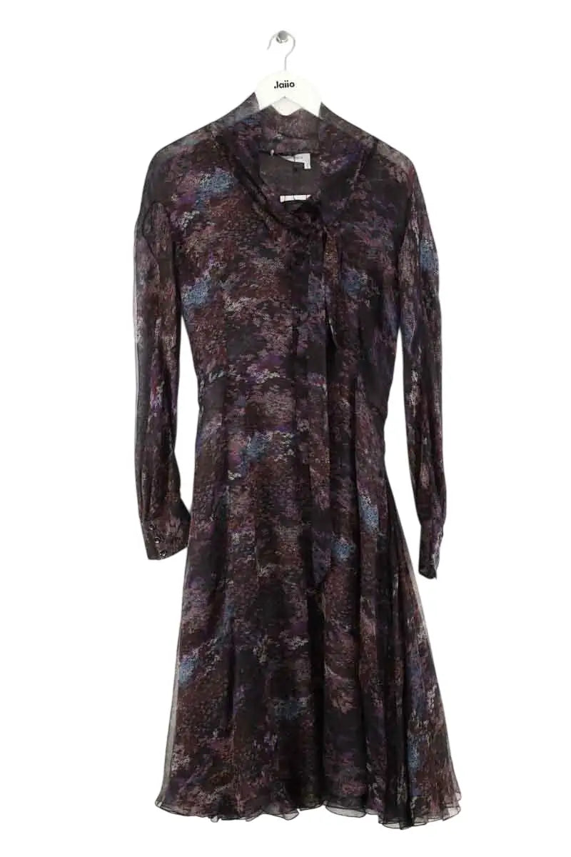 Robe Saint Laurent Noir en Soie, taille S - Seconde Main