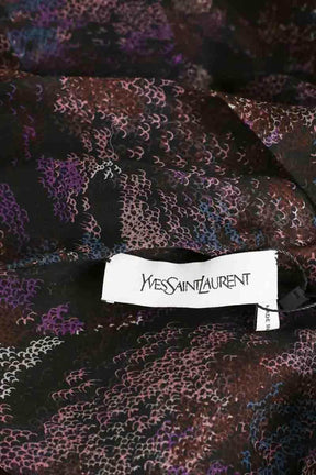 Robe Saint Laurent Noir en Soie