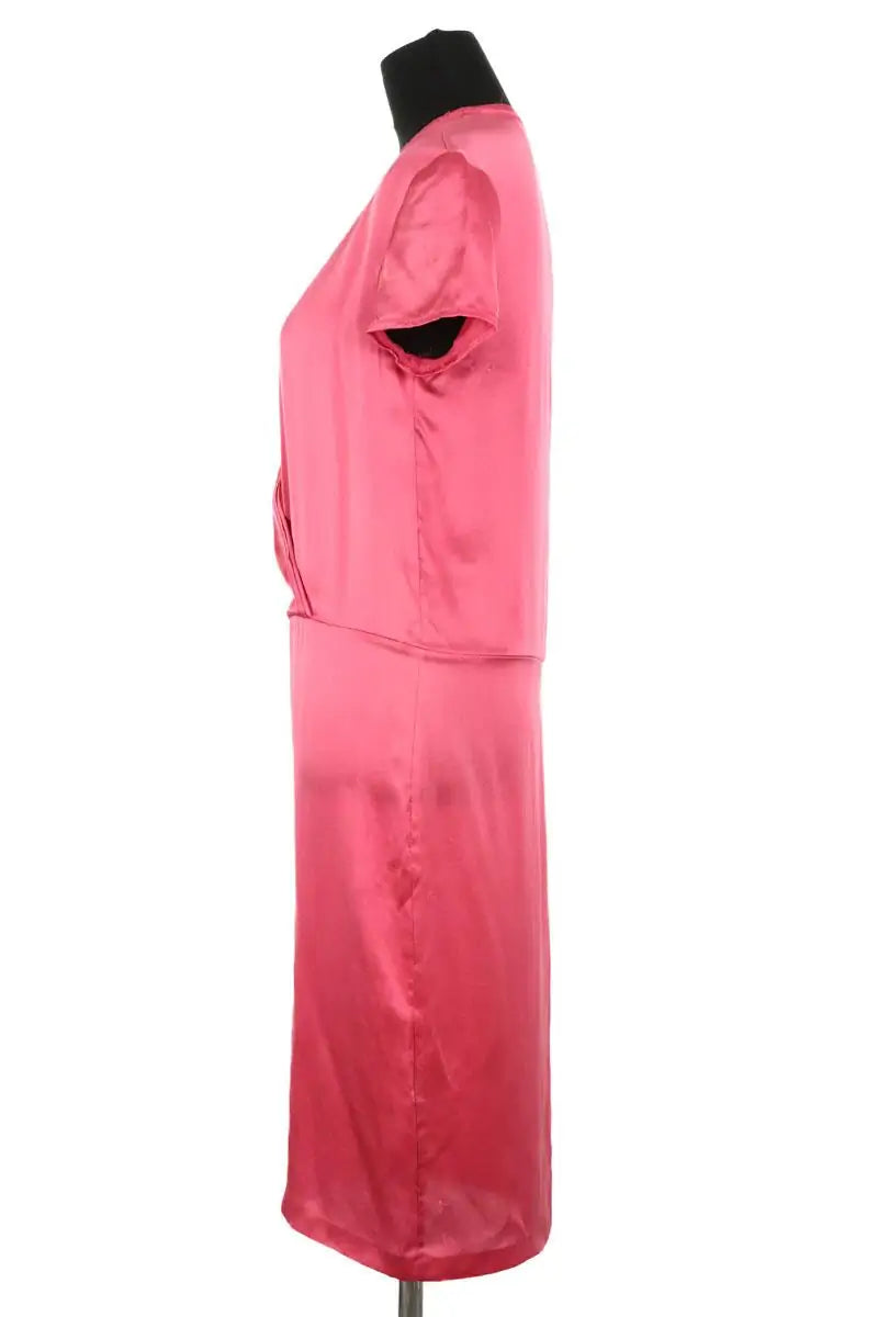 Robe Saint Laurent Rose en Soie