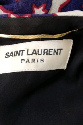Robe Saint Laurent Violet en Viscose
