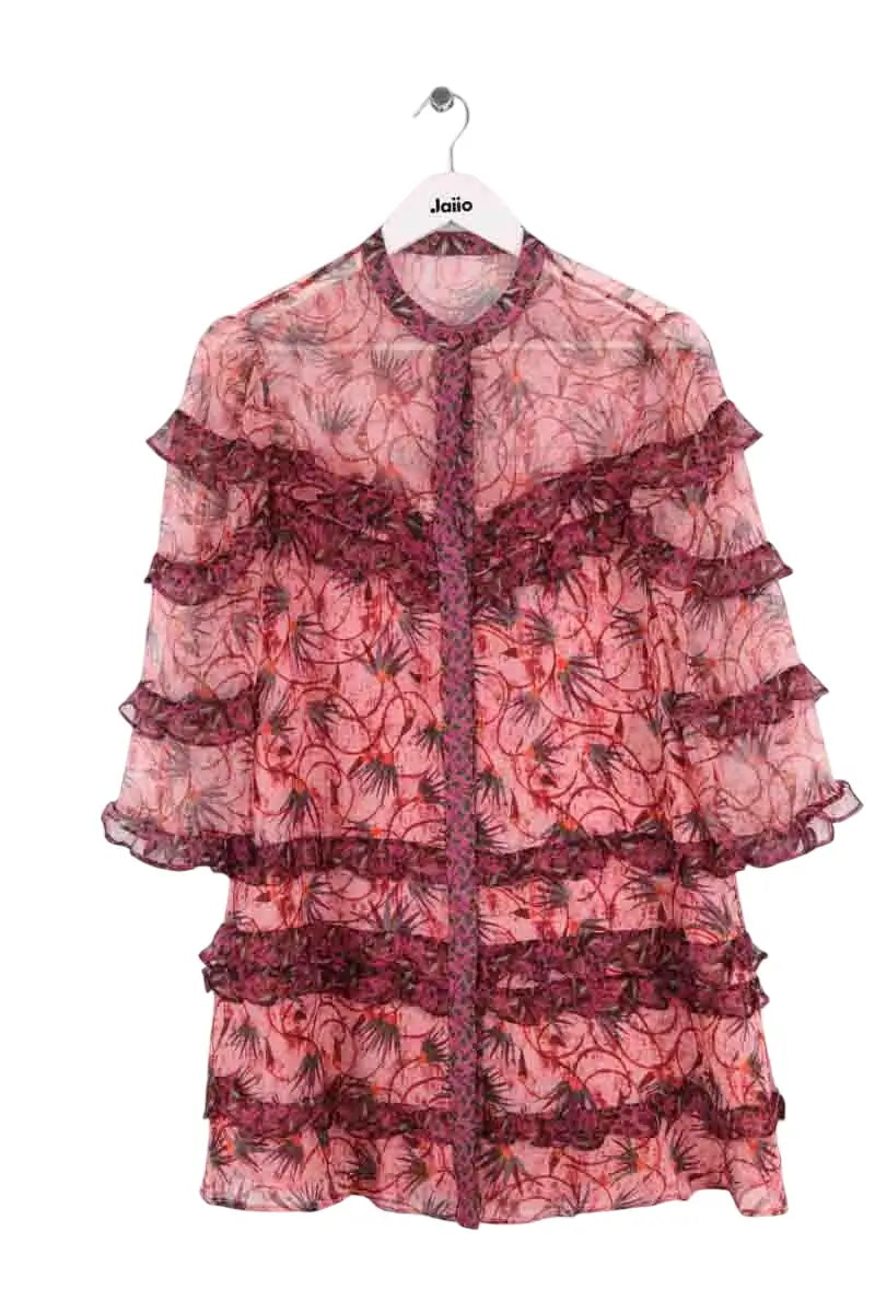 Robe Saloni Rose en Soie, taille XS - Seconde Main