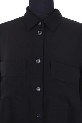 Robe Samsoe Samsoe Camila shirt dess Noir en Synthétique