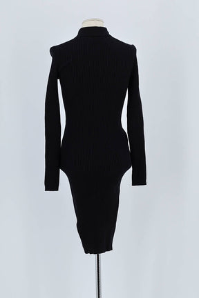 Robe Samsoe Samsoe Noir en Coton