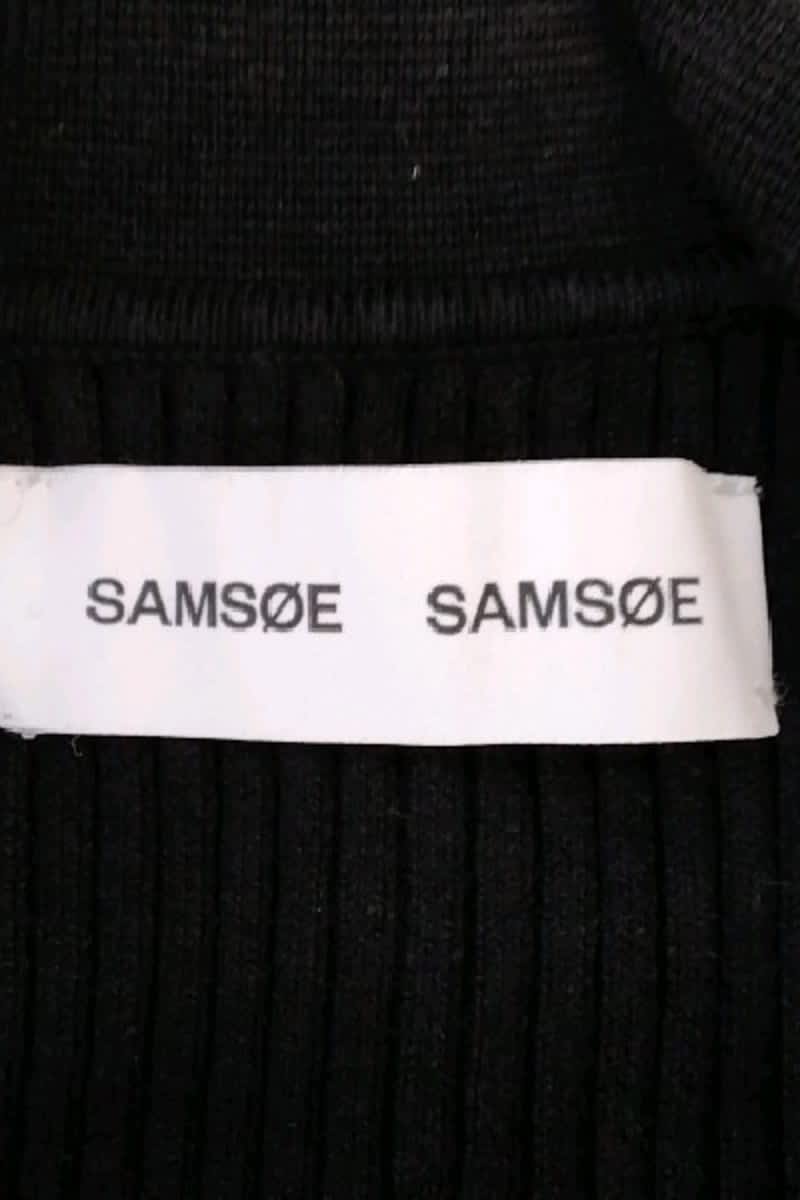 Robe Samsoe Samsoe Noir en Coton