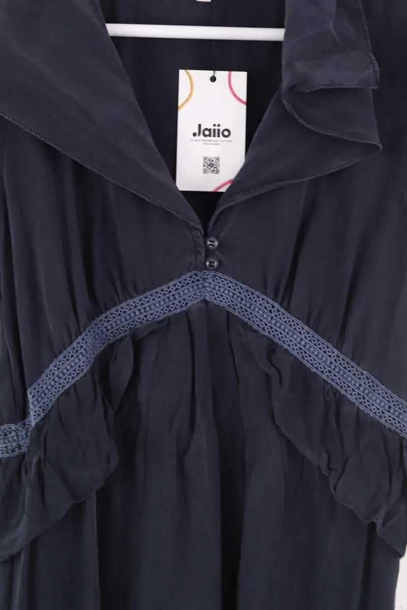 Robe Sanchita Marine en Viscose