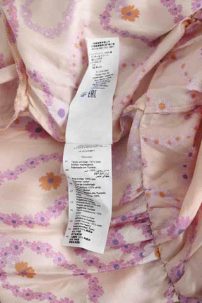 Robe Sandro Beige en Soie