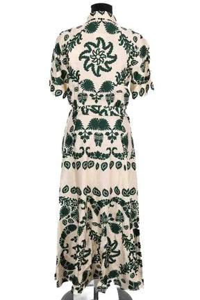 Robe Sandro Beige en Viscose