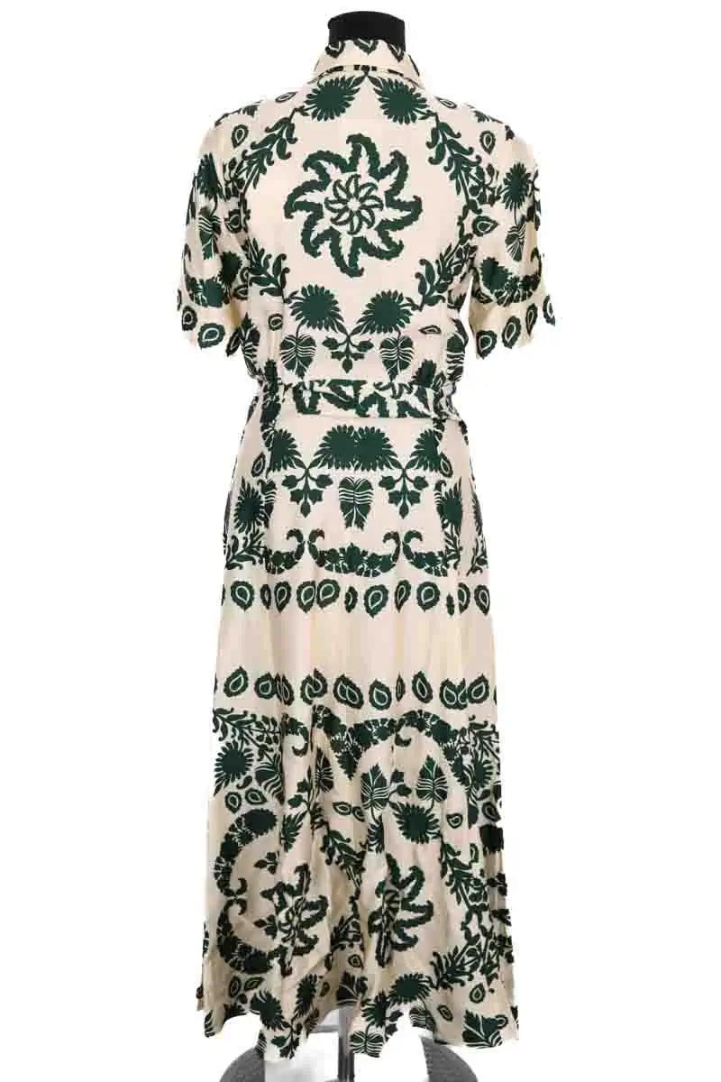 Robe Sandro Beige en Viscose