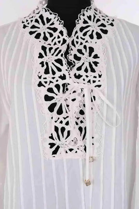 Robe Sandro Blanc en Coton