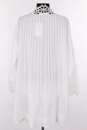 Robe Sandro Blanc en Coton