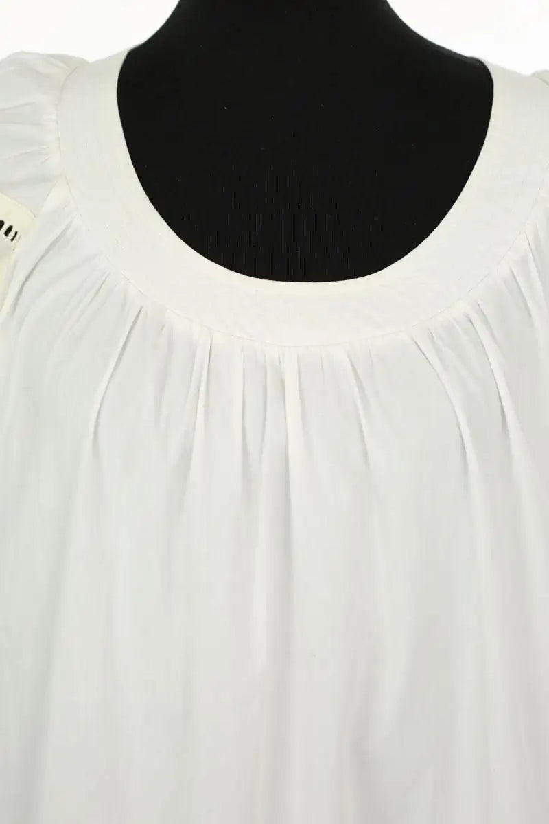 Robe Sandro Blanc en Coton