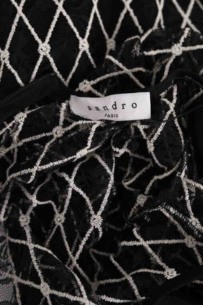 Robe Sandro Blanc en Coton