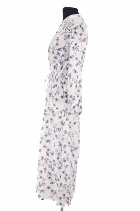 Robe Sandro Blanc en Coton