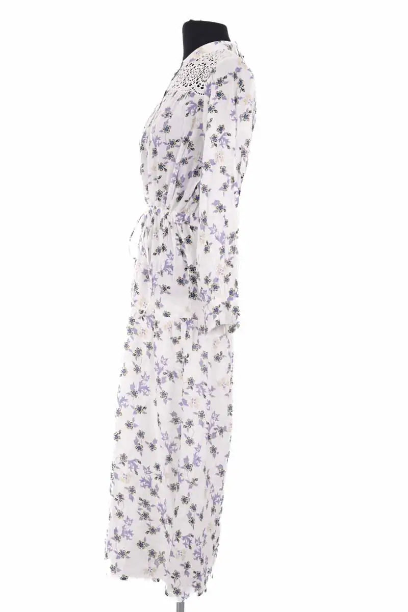 Robe Sandro Blanc en Coton