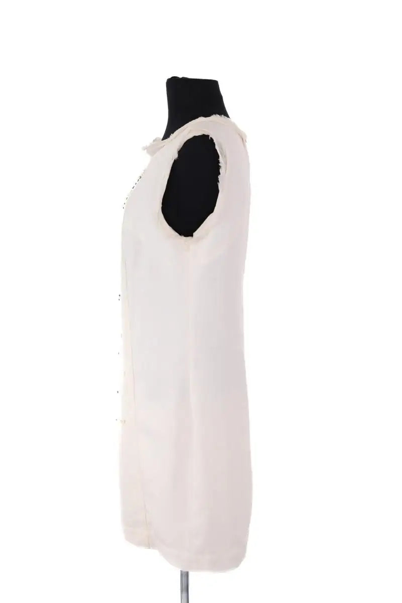 Robe Sandro Blanc en Synthétique