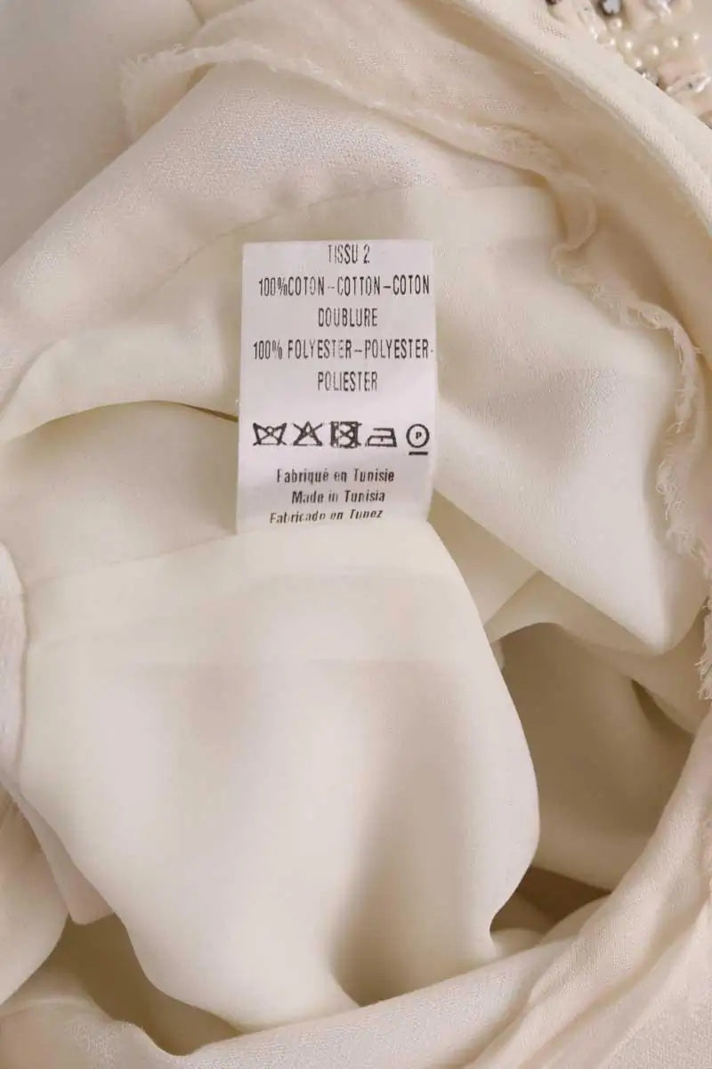 Robe Sandro Blanc en Synthétique