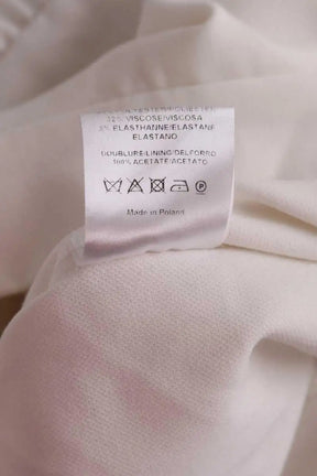 Robe Sandro Blanc en Viscose