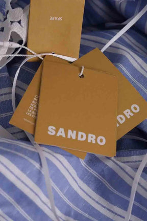 Robe Sandro Bleu en Coton