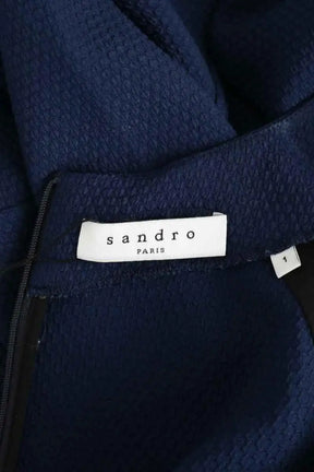 Robe Sandro Bleu en Polyester
