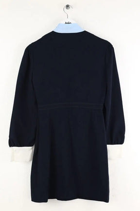 Robe Sandro Bleu en Soie