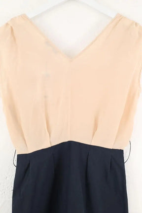 Robe Sandro Bleu en Soie