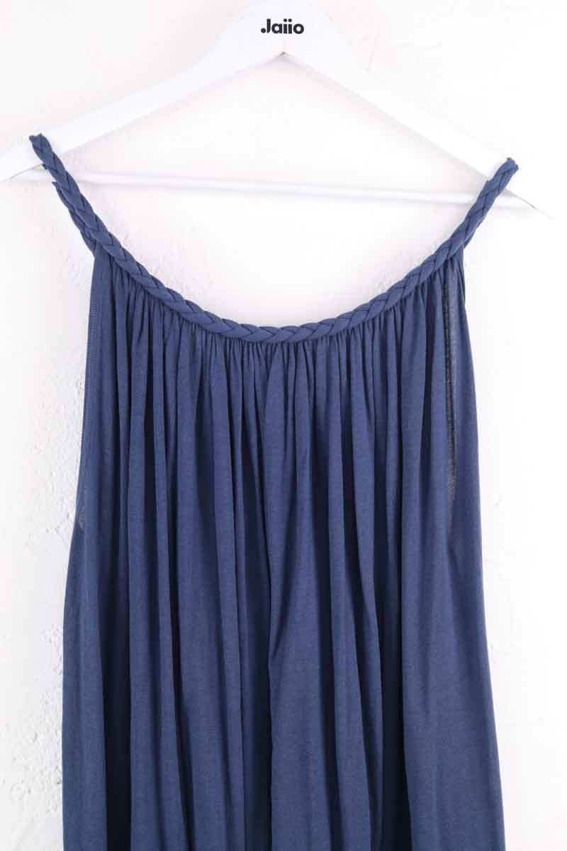 Robe Sandro Bleu en Soie