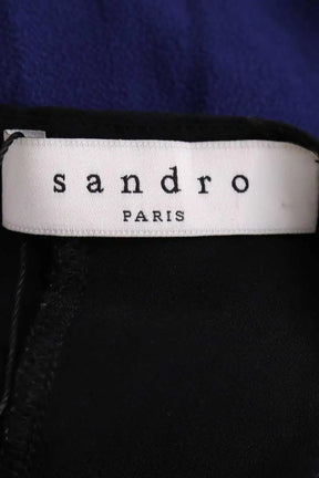 Robe Sandro Bleu en Synthétique